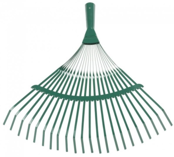 Grebla pentru frunze gradina metalica fara coada 22 dinti 37x44 cm 