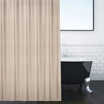 Perdea de dus textila dimensiune 180x200 cm Bej 