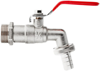 Set robinet IBC 3 / 4 cu filet exterior de 1 si evacuare furtun 3 / 4 Geko G70189 