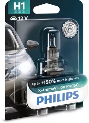 BEC FAR H1 55W 12V X-TREME VISION PRO150 blister PHILIPS 
