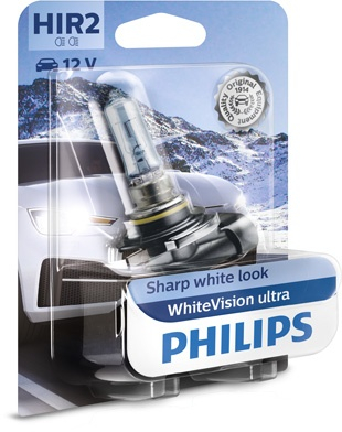 BEC FAR HIR2 PX22D 55W 12V WHITE VISION ULTRA PHILIPS 