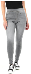 Blugi de dama M17 Denim Jeggings Casual gri marime 18 - OUTLET 