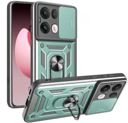 Husa pentru Oppo Reno13 Pro - Techsuit CamShield Series - Green 