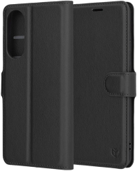 Husa pentru Samsung Galaxy S25 Edge - Techsuit Leather Folio - Black 