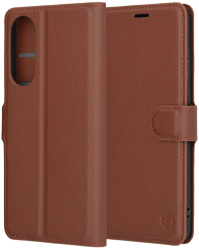 Husa pentru Samsung Galaxy S25 Edge - Techsuit Leather Folio - Brown 