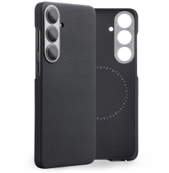 Husa pentru Samsung Galaxy S25 - Edizard Air MagSafe Case - Black 