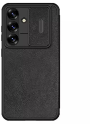 Husa pentru Samsung Galaxy S25 - Nillkin Qin Pro Leather Case - Black 