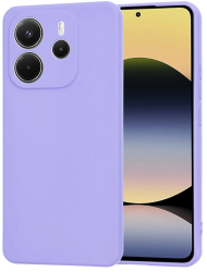 Husa pentru Xiaomi Redmi Note 14 4G 163.25 x 76.55A xA 8.16mm - Techsuit SoftFlex - Light Purple 