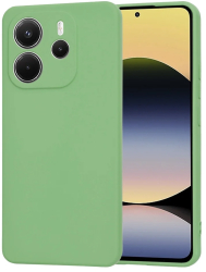 Husa pentru Xiaomi Redmi Note 14 4G 163.25 x 76.55A xA 8.16mm - Techsuit SoftFlex - Mint Green 