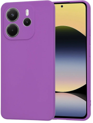 Husa pentru Xiaomi Redmi Note 14 4G 163.25 x 76.55A xA 8.16mm - Techsuit SoftFlex - Purple 