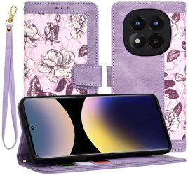 Husa pentru Xiaomi Redmi Note 14 Pro 4G / Poco F7 - Techsuit FlipCraft - Mysterious Purple 