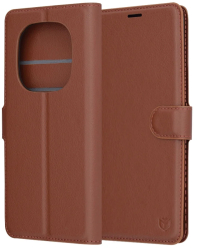 Husa pentru Xiaomi Redmi Note 14 Pro 4G / Poco F7 - Techsuit Leather Folio - Brown 