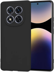 Husa pentru Xiaomi Redmi Note 14 Pro 4G / Poco F7 - Techsuit SoftFlex - Black 