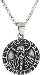 Lant Pandantiv Odin Zeul Suprem Viking Inox - PersonalStyle 