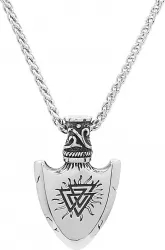 Lant Pandantiv Sageata Simbol Viking Inox PersonalStyle 