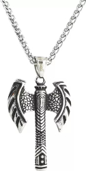 Lant Pandantiv Viking Ax Inox PersonalStyle 
