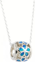 Lantisor Pandantiv Plumeria Argint 925 PersonalStyle 