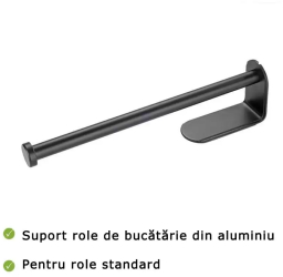 Suport pentru rola prosoape de bucatarie Wenko Nio 53214100 