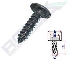 SURUB FIXARE UNIVERSAL 4.8X19MM SET 100 BUC 