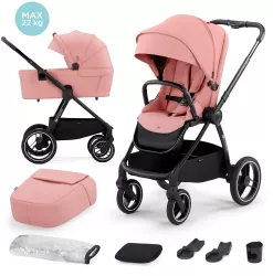 CĂRUCIOR Kinderkraft NEA 2 IN 1 ASH PINK
