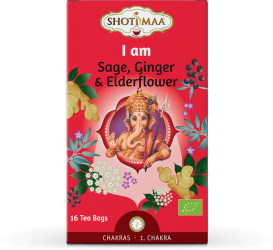 Ceai Shotimaa Chakras - I Am - salvie ghimbir si soc bio 16dz 