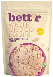 Choco drops White ciocolata alba bio 200g Bettr 