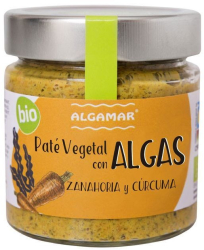 Crema tartinabila cu alge morcovi si turmeric eco 180g Algamar 