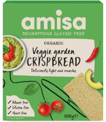 Crispbread painici veggie garden fara gluten bio 100g Amisa 