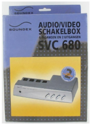 Cutie de comutare audio / video / comutator svc680 