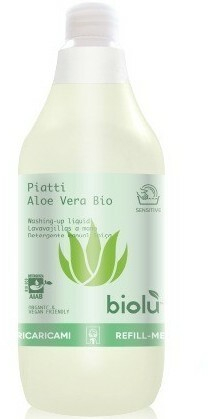 Detergent ecologic pentru spalat vase cu aloe vera 1L - Biolu 
