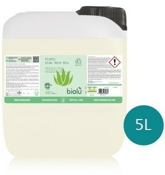 Detergent ecologic pentru spalat vase cu aloe vera 5L - Biolu 