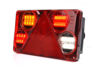 LAMPA MULTIFUNCTIONALA SPATE STANGA LED 391 W70dL 12V-24V 6 FUNCTII WAS 