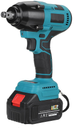 Masina de insurubat cu impact 6500rpm 1000N.M 2 baterii 3 viteze albastru