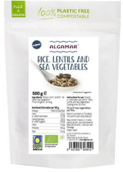 Orez si linte cu alge marine eco 500g Algamar 