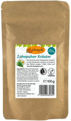 Pasta de dinti pudra cu musetel fara flour refill 100g Birkengold 