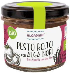 Pesto rosu cu alge nori bio 100g Algamar 