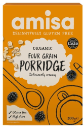 Porridge din 4 cereale fara gluten bio 300g Amisa 