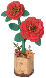 Puzzle 3D Camelia Rosie 113 piese lemn Rowood 