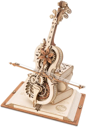 Puzzle 3D Cutie muzicala Violoncelul Magic 199 piese Rokr 