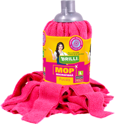Rezerva mop Brilli microfibra marime L fucsia 