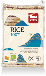 Rondele rectangulare de orez expandat cu sare bio 130g Lima 