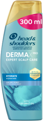 Sampon anti-matreata hidratant Head & Shoulders Derma X Pro pentru scalp uscat 300 ml 