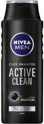 Sampon Nivea Men Active Clean pentru uz zilnic 400 ml 