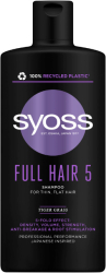 Sampon Syoss Full Hair 5 Density & Volume pentru par subtire 440 ml 