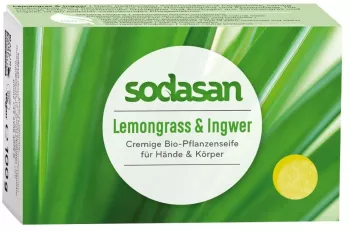Sapun Crema Bio Lemongrass si Ghimbir 100 Gr Sodasan
