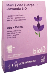 Sapun lichid cu lavanda bio pudra 25g eco-refill Biolu 