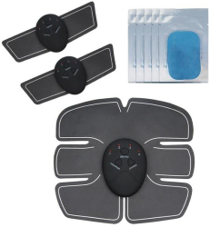 Stimulator muscular antrenor abs fitness - lifting fese antrenor abdominal unisex versiune 4 in 1 set