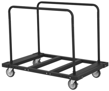 Carucior pentru transport placi gips-carton maxim 816 Kg 10 placi Otel 4 x roti 1150 x 740 x 995 mm 
