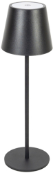 Lampa de masa touch led incarcabila veioza metalica portabila ambientala cu control tactil lumina ajustabila negru 