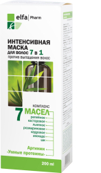 Masca impotriva caderii parului cu 7 uleiuri arginins si proteine Elfa Farm . 200ML 